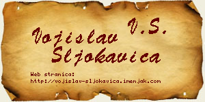 Vojislav Šljokavica vizit kartica